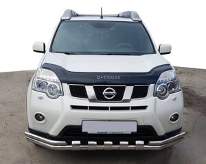 Передній захист ST015 (нерж.) для Nissan X-trail T31 2007-2014рр