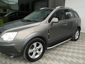 Бокові пороги Fullmond (2 шт, алюм.) 2007-2015 для Opel Antara рр