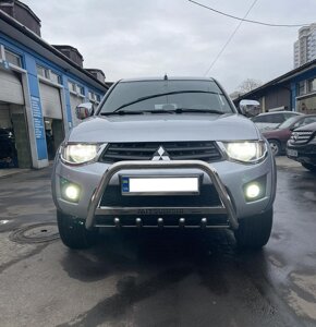 Кенгурятник WT004 (нерж) для Mitsubishi L200 2006-2015 рр