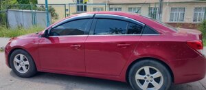 Вітровики з хромом (4 шт., Sunplex Chrome) для Chevrolet Cruze 2009-2015 рр