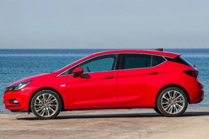 Окантовка вікон (нерж) Нижня для Opel Astra K 2016-2021рр