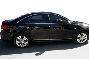 Накладки на дверні молдинги (нерж.) для Chevrolet Cruze 2009-2015 рр