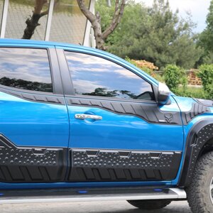 Верхні молдинги дверей 2019-2024 (6 шт, ABS) для Mitsubishi L200 рр