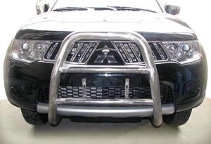 Кенгурятник WT018 (нерж.) для Mitsubishi L200 2006-2015 рр