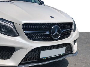 Тюнінг решітка радіатора (Diamond Black) Без камери для Mercedes GLE coupe C292 2015-2019рр