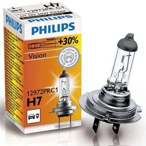 Лампа головного світла Philips H7 55W 12972PR Premium -202430%