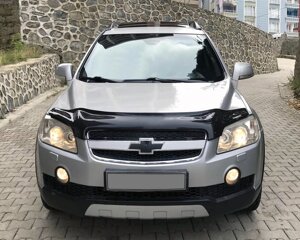 Дефлектор капота 2006-2011 (EuroCap) для Chevrolet Captiva рр