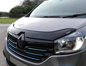 Дефлектор капоту (2015-2019, EuroCap) для Renault Trafic рр