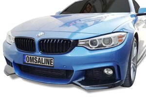 Накладка на передній бампер Flap (чорна) для BMW 4 серія F-32 2012-2024 рр