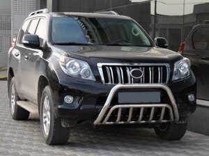 Кенгурятник WT002 (нерж) для Toyota Land Cruiser Prado 150