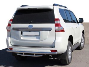 Задня дуга AK002-2v1 (нерж) для Toyota Land Cruiser Prado 150