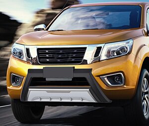 Дифузор на передній бампер (пластик) для Nissan Navara/NP300 2016-2024