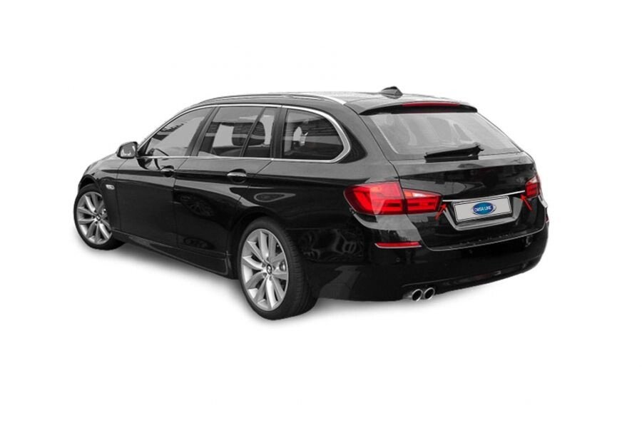 Планка над номером SW (нерж.) для BMW 5 серія F-10/11/07 2010-2016рр від компанії Digital Designs Ukraine - фото 1