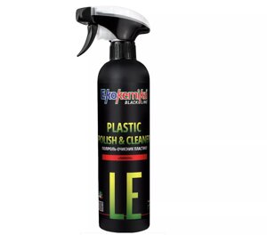 Поліроль-очисник пластику (лимон) 500 мл Ekokemika Black Line PLASTIC POLISH&CLEANER «LEMON»