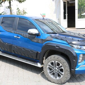 Розширювачі колісних арок V2 (2019-2024, EuroCap) для Mitsubishi L200 рр