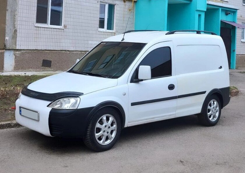 Рейлінги чорні Чавунні ніжки для Opel Combo 2002-2012 рр від компанії Digital Designs Ukraine - фото 1