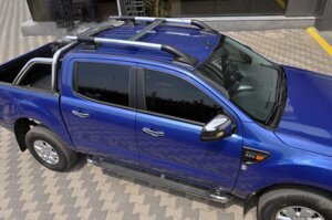 Рейлінги з перемичками (2 шт) для Ford Ranger 2011-2022 рр