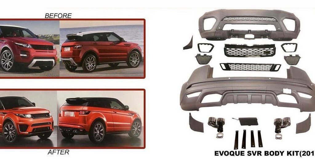 Тюнінг комплект обвісів (BodyKit-1) для Range Rover Evoque 2012-2018 рр від компанії Digital Designs Ukraine - фото 1