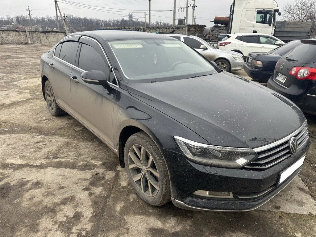 Вітровики з хромом SD (4 шт., Sunplex Chrome) для Volkswagen Passat B8 2015-2024 рр від компанії Digital Designs Ukraine - фото 1