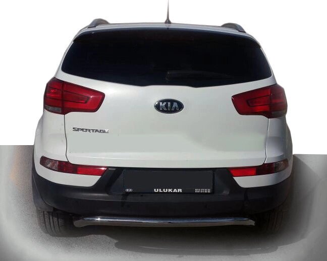 Задня дуга AK002-1 (нерж.) для Kia Sorento XM 2009-2014рр від компанії Digital Designs Ukraine - фото 1