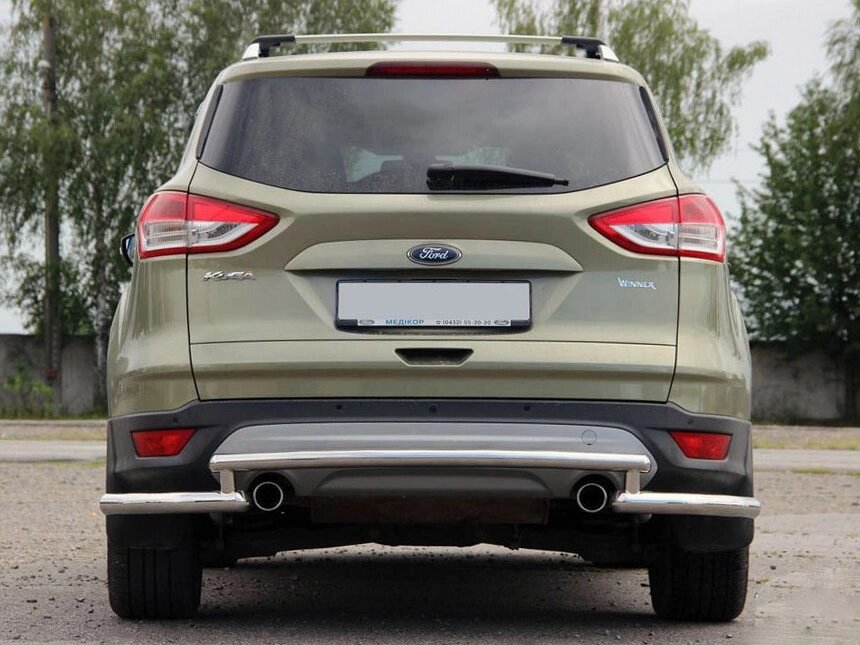 Задня дуга AK002-3 (нерж) для Ford Kuga/Escape 2013-2019 рр від компанії Digital Designs Ukraine - фото 1