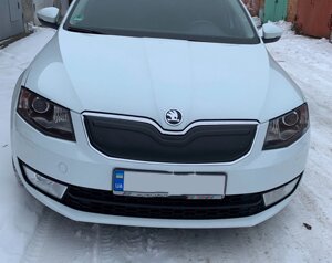 Зимова накладка на решітку (2013-2017) матова для Skoda Octavia III A7 рр