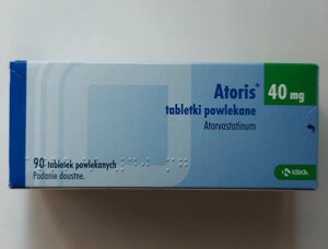 Atoris 40 мг 90 шт Аторіс
