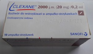 Clexane 2000 на 10 амп. Фленокс Клексан Clexan