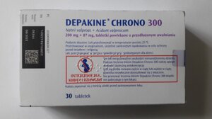 Depakine chrono 300 мг 30 шт Депакин Депакін хроно депакин депакін