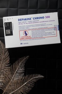 Депакин Хроно Depakine chrono 300 mg 30 таблеток депакін