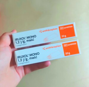 Iruxol Mono 20грам Мазь для очищення та грануляції ран, прискорює регенерацію ируксол