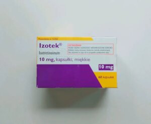 Izotek 10 мг 60 шт Ізотек Изотек Роакутан Акнетин Роаккутан Акне для лікування акне