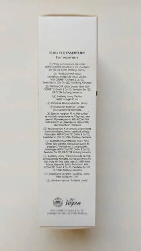 Парфумна вода suddenly fragrances lovely 75 мл німеччина