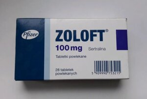 Zoloft 50 мг 28 шт сертралін Lustral Люстрал Золофт