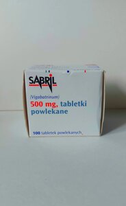Сабріл 500мг 100 т. Sabril 500 мг