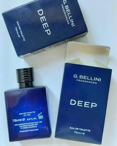 Туалетна вода gibellini deep, 75 мл німеччина в наявності