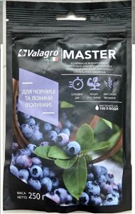 Добриво комплексне мінеральне для чорниці та лохини  Valagro Master 25 г
