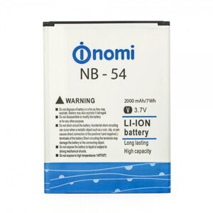 Акумулятор Nomi NB-54, NB-504 для i504 Dream 2000 mAh (MT662)