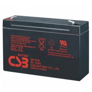 Акумуляторна батарея AGM CSB GP672 6 V 7.2 Ah