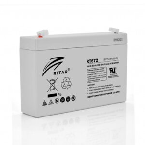 Акумуляторна батарея AGM Ritar RT672 6 V 7.2 Ah