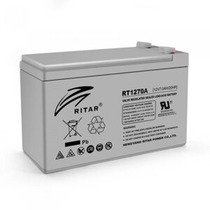 Акумуляторна батарея Ritar AGM RT1270 12 V 7 Ah