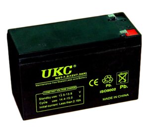 Акумуляторна батарея UKC 12 V 7.2 Ah WST-7.2 RC201502 (003606)