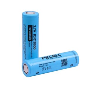 Акумулятори PkCell ICR18650 3.7 V 2600 mAh Li-Ion 2 шт.