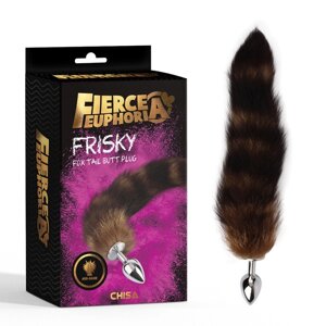 Анальний корок із хвостом Chisa Frisky Fox Tail Butt Plug