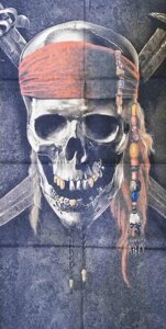 Баф захисна маска Skull Череп Пірат Різнобарвний (SKBUFF-PMC2)