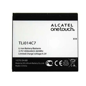 Батарея Alcatel TLi014C7, One Touch Pixi First 4024D 1450 мА·год