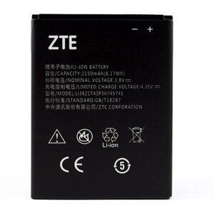 Батарея ZTE li3821T43P3h745741 ZTE L5 plus 2150 ма*ч