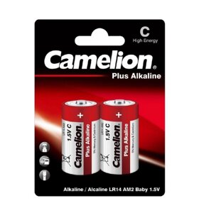 Батарейка camelion plus alkaline C/LR14 BP2 2 шт (C-11000214)