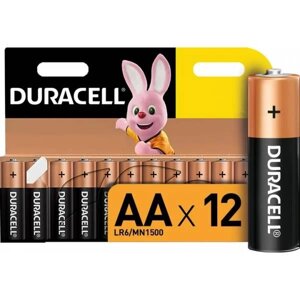 Батарейки Duracell LR06 MN1500 12шт (DRC-5006202/5014478/5014447)