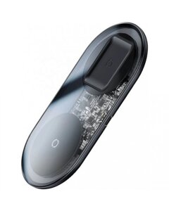Бездротовий зарядний пристрій Baseus Simple 2 in 1 For Phone+Pods (WXJK-A01)